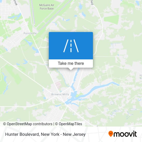 Mapa de Hunter Boulevard