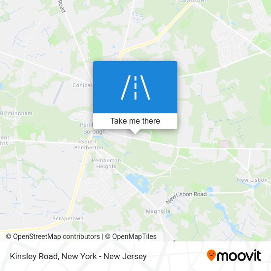 Mapa de Kinsley Road