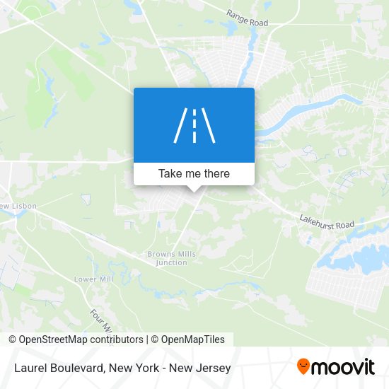 Mapa de Laurel Boulevard