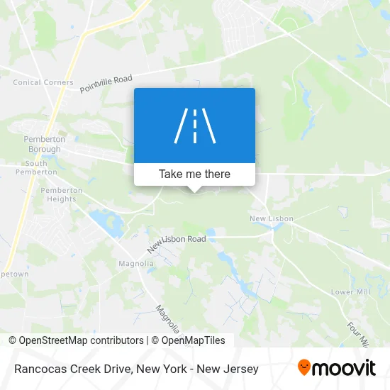 Rancocas Creek Drive map