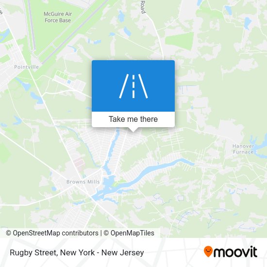 Rugby Street map