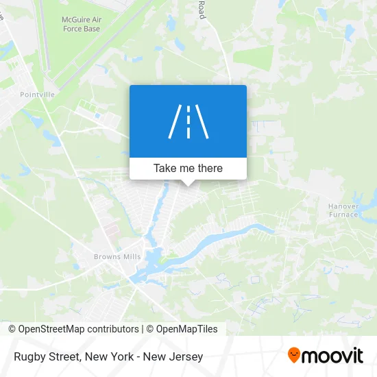Rugby Street map