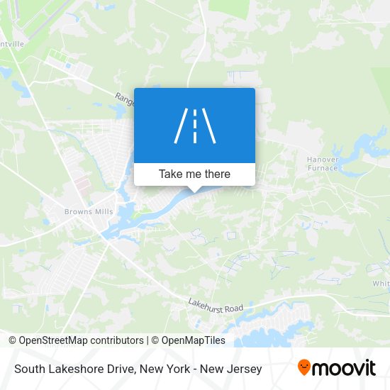 Mapa de South Lakeshore Drive