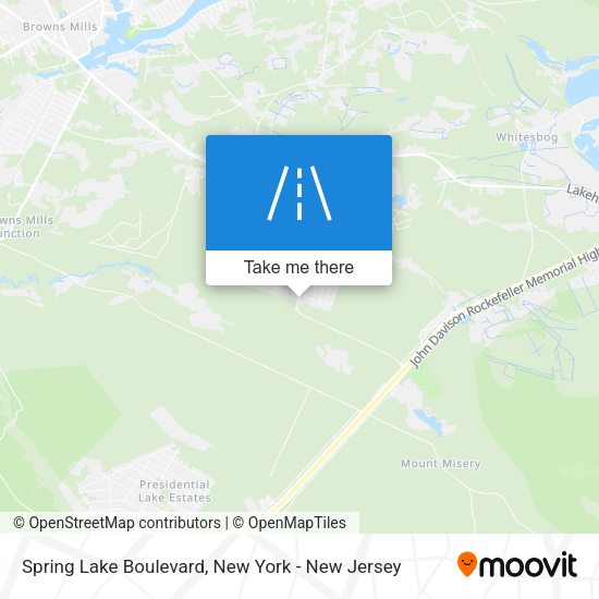 Mapa de Spring Lake Boulevard