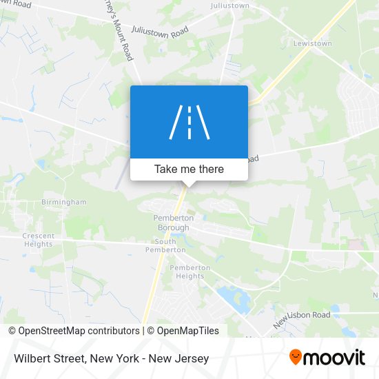 Mapa de Wilbert Street