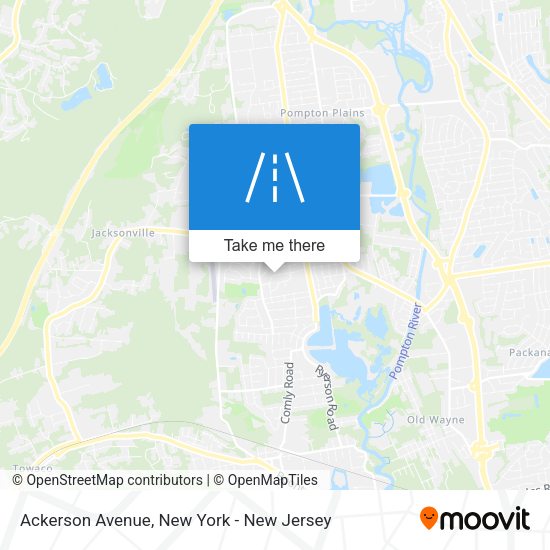 Mapa de Ackerson Avenue