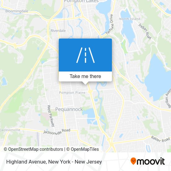 Highland Avenue map