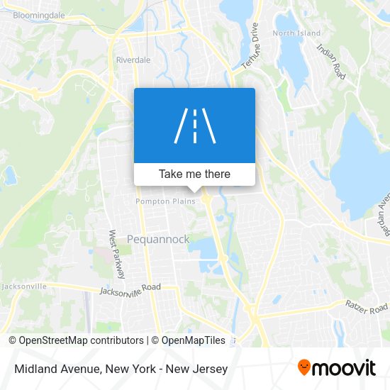 Mapa de Midland Avenue