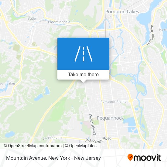 Mapa de Mountain Avenue