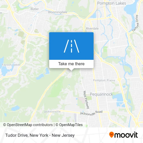 Tudor Drive map