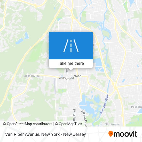 Mapa de Van Riper Avenue