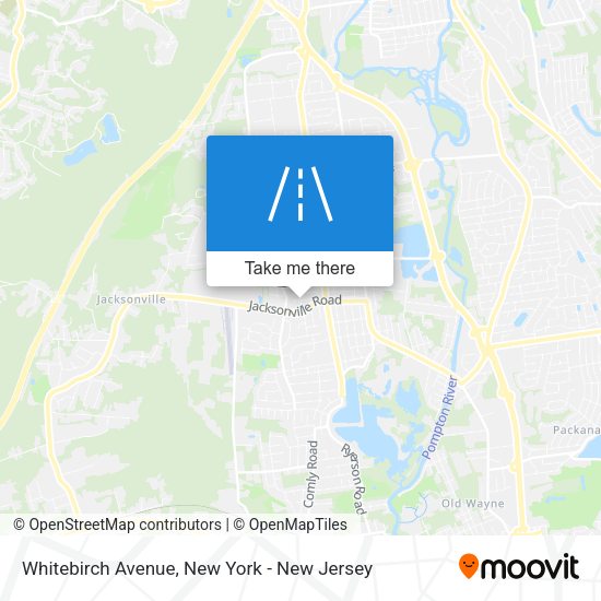 Mapa de Whitebirch Avenue