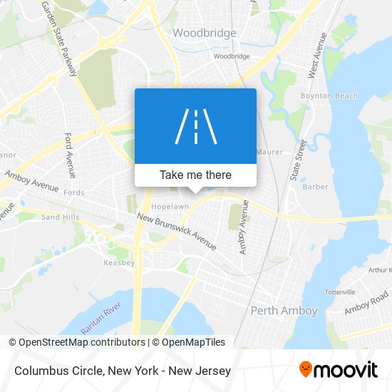 Columbus Circle map