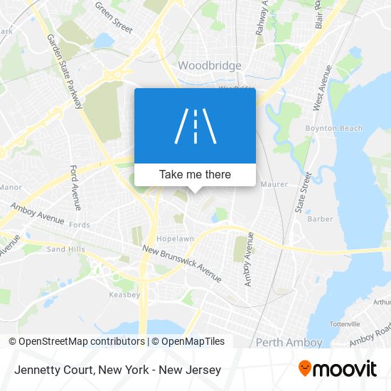 Jennetty Court map