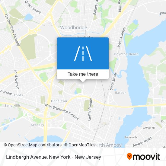 Lindbergh Avenue map