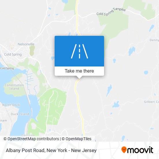 Albany Post Road map