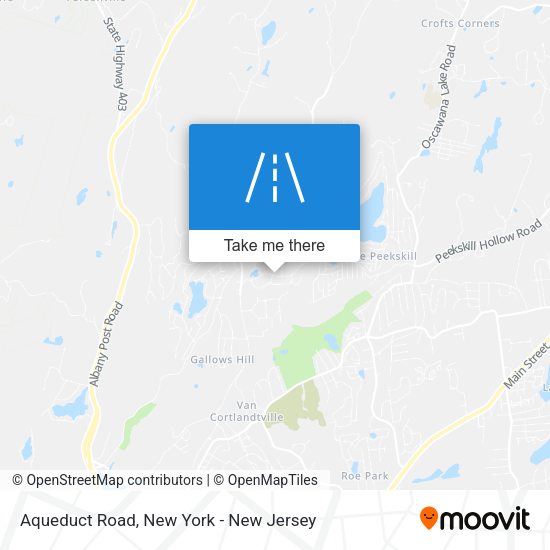 Mapa de Aqueduct Road