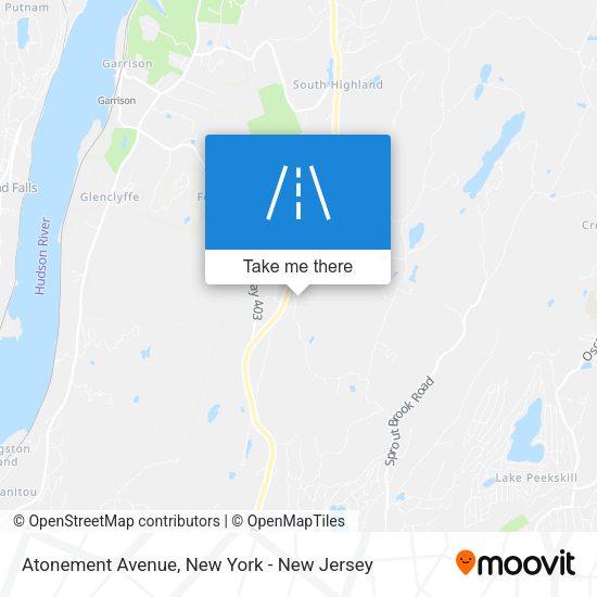 Mapa de Atonement Avenue