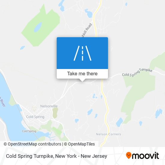 Mapa de Cold Spring Turnpike