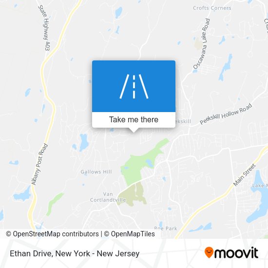 Ethan Drive map