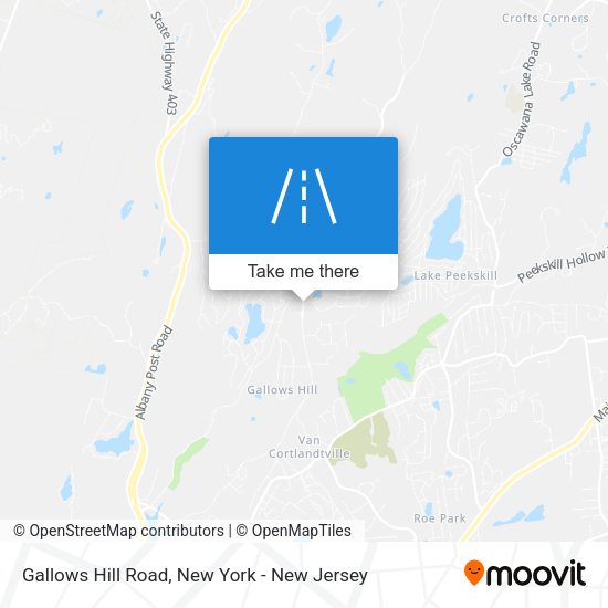 Mapa de Gallows Hill Road