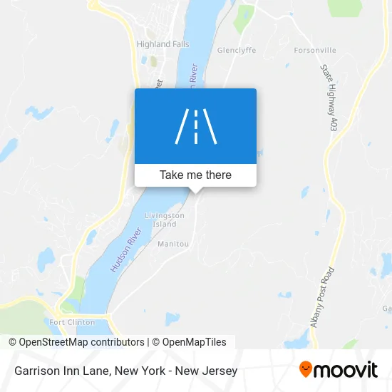 Garrison Inn Lane map