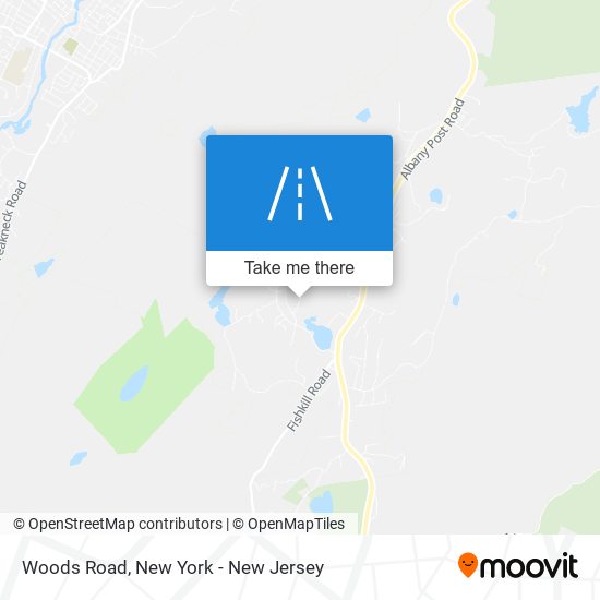 Mapa de Woods Road