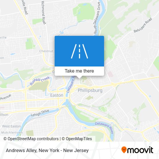 Mapa de Andrews Alley