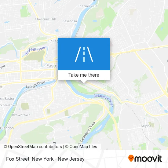Fox Street map