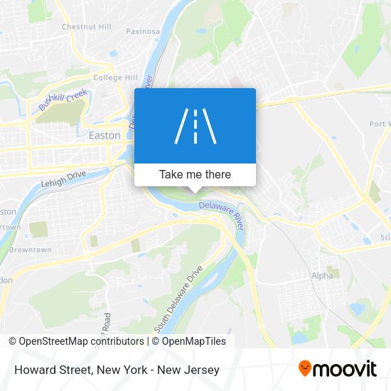 Mapa de Howard Street