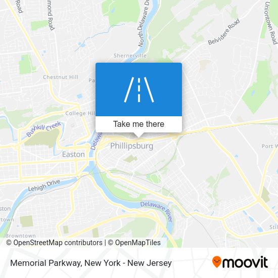 Mapa de Memorial Parkway