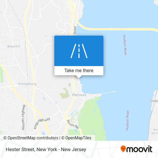 Hester Street map