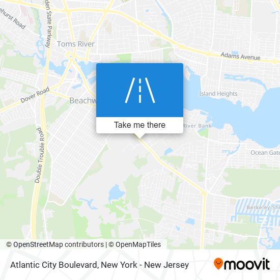 Atlantic City Boulevard map