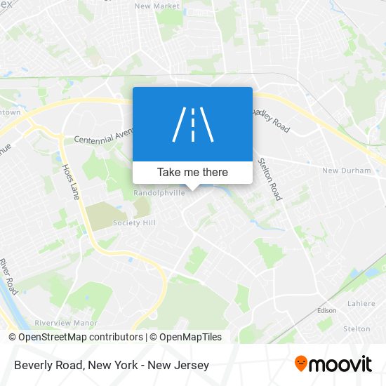 Beverly Road map