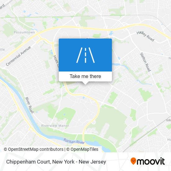 Mapa de Chippenham Court