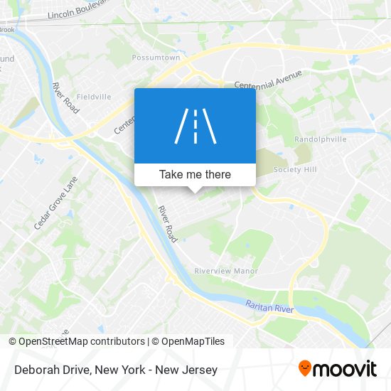 Mapa de Deborah Drive