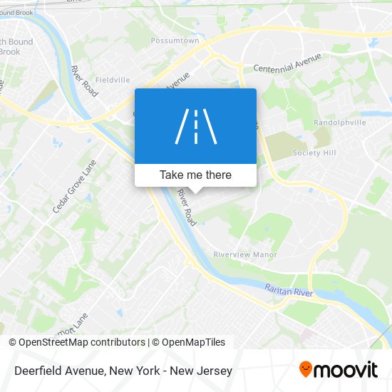 Mapa de Deerfield Avenue