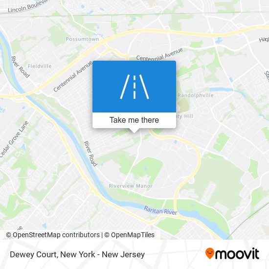 Mapa de Dewey Court