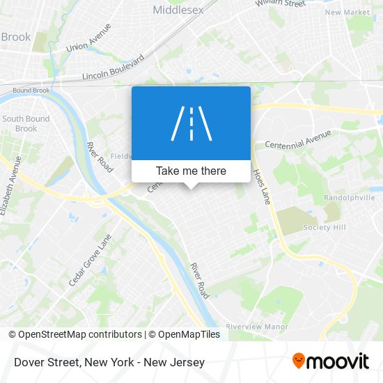 Mapa de Dover Street