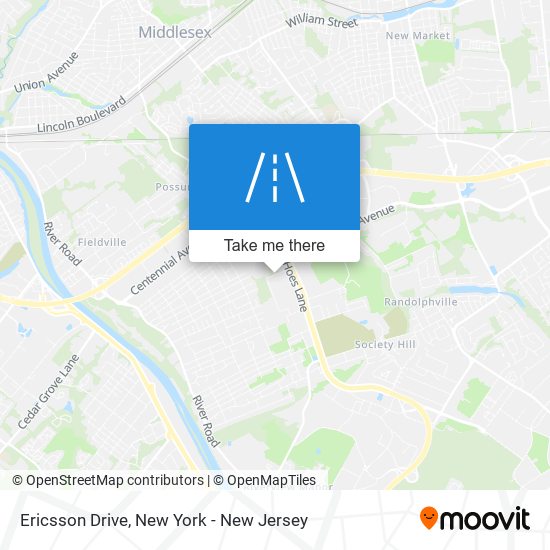 Ericsson Drive map