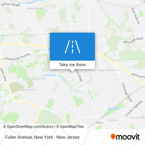 Mapa de Fuller Avenue