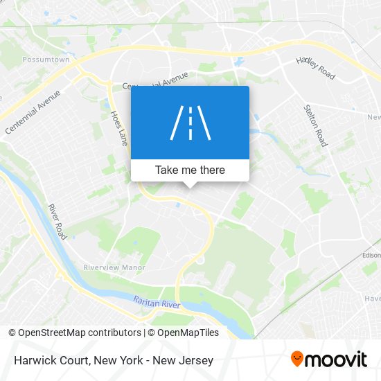 Mapa de Harwick Court