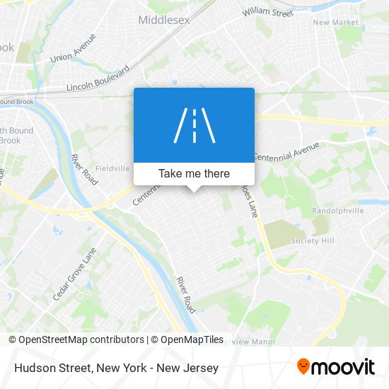 Hudson Street map
