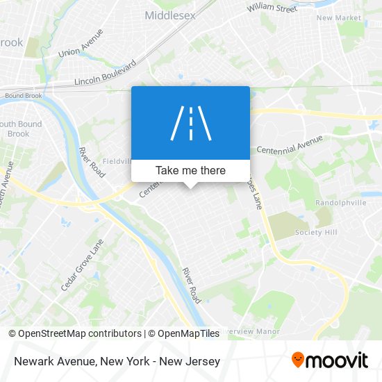 Newark Avenue map