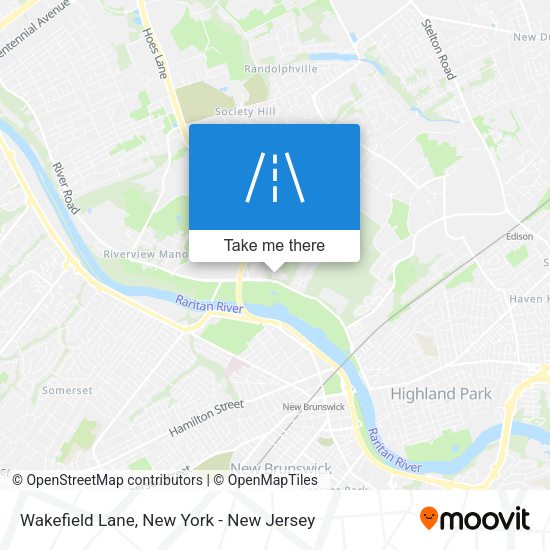 Mapa de Wakefield Lane