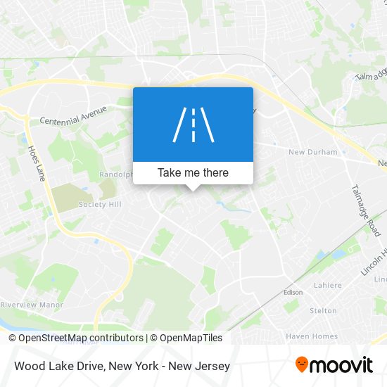 Wood Lake Drive map