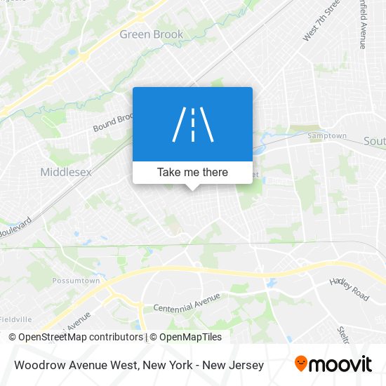 Mapa de Woodrow Avenue West