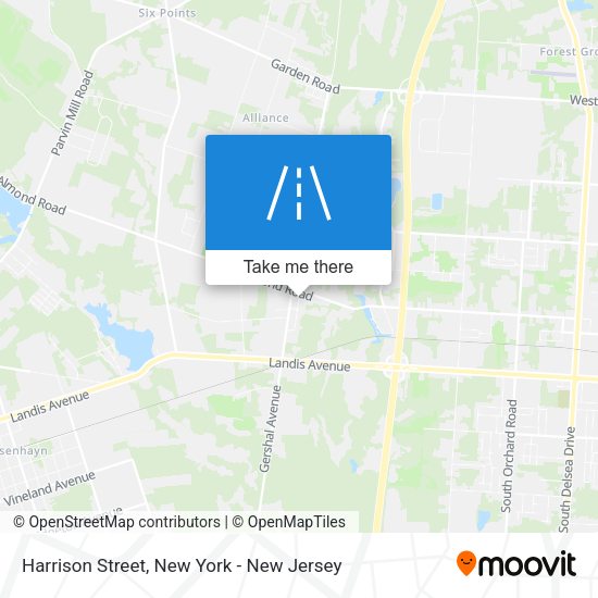Mapa de Harrison Street