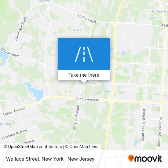 Mapa de Wallace Street