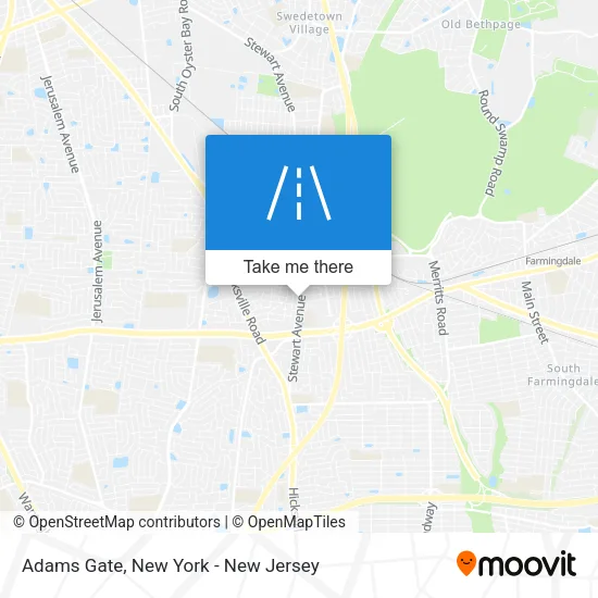 Mapa de Adams Gate